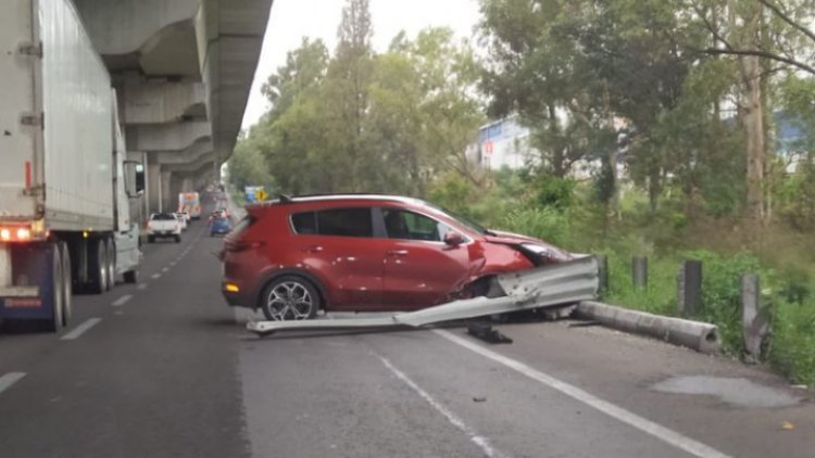 Registran tres accidentes en la México-Puebla; hay un muerto