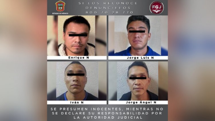 Vinculan a proceso a cuatro supuestos homicidas mexiquenses
