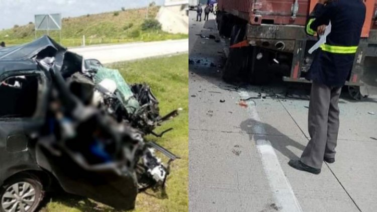 Reportan fuerte accidente en la autopista Arco Norte; hay dos muertos