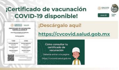 Conoce cómo puedes tramitar tu certificado de vacunación COVID-19