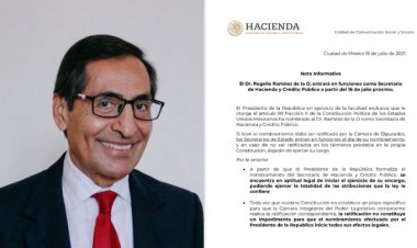 Rogelio Ramírez de la o asume funciones como secretario de Hacienda