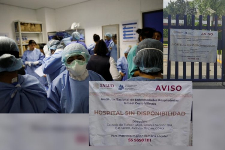 Se repite la historia: INER se queda sin camas para pacientes de Covid-19