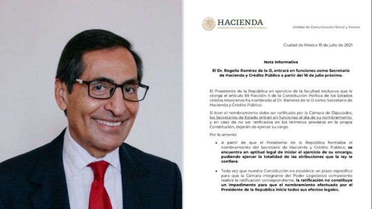 Rogelio Ramírez de la o asume funciones como secretario de Hacienda