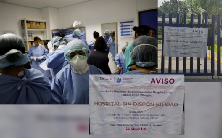 Se repite la historia: INER se queda sin camas para pacientes de Covid-19