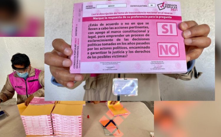 Arriban a Edomex papeletas para consulta popular sobre expresidentes