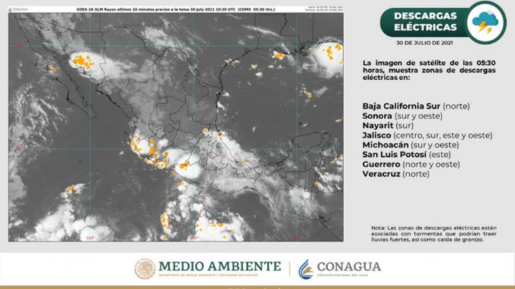 Fin de semana lluvioso para el Valle de México