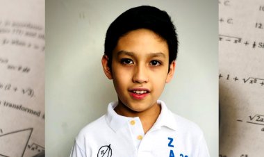 ¡Niño de oro! Rodrigo Saldívar gana competencia internacional de matemáticas