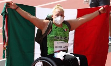 Paratleta Rosa María Guerrero gana el bronce en lanzamiento de disco