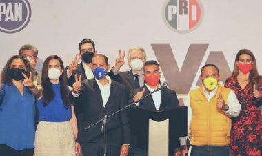 PAN, PRI y PRD se mantendrán juntos para hacer frente a Morena