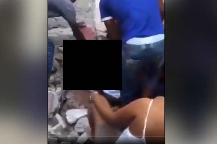 S.O.S Haití: así rescataron a mujer y niño entre los escombros