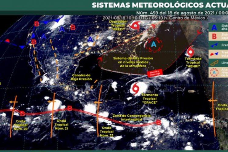 La tormenta Grace podría convertirse en huracán