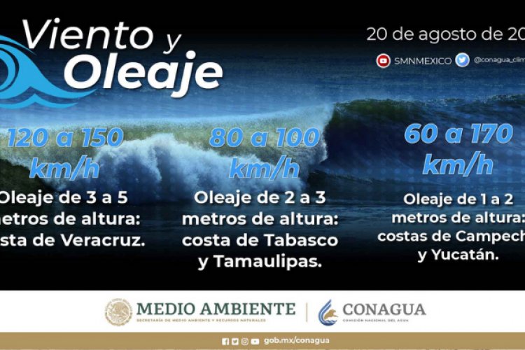Grace se intensifica como huracán categoría 1 y avanza hacia Veracruz