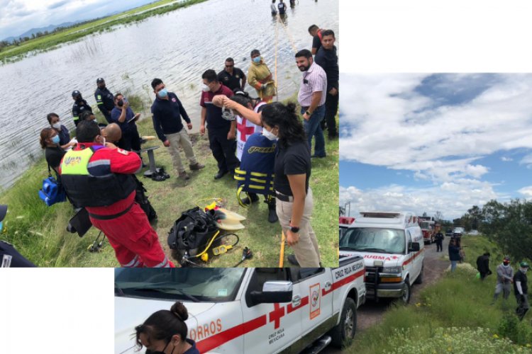 Rescatan cuerpo de niña de 10 años en laguna de Zumpango