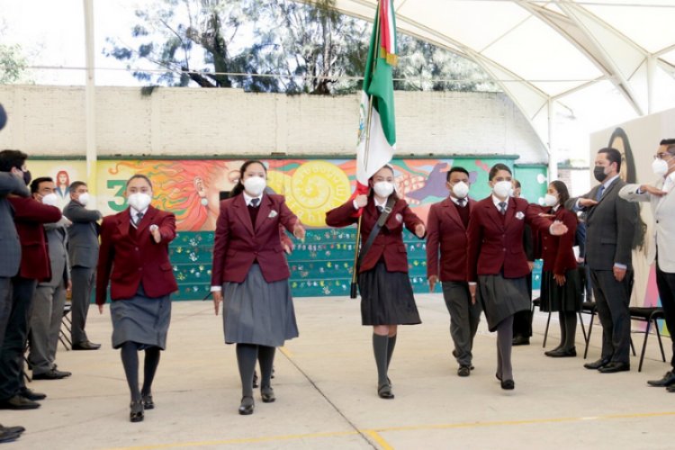 Inauguran modelo hibrido de ciclo escolar 2021-2022 en educación media superior