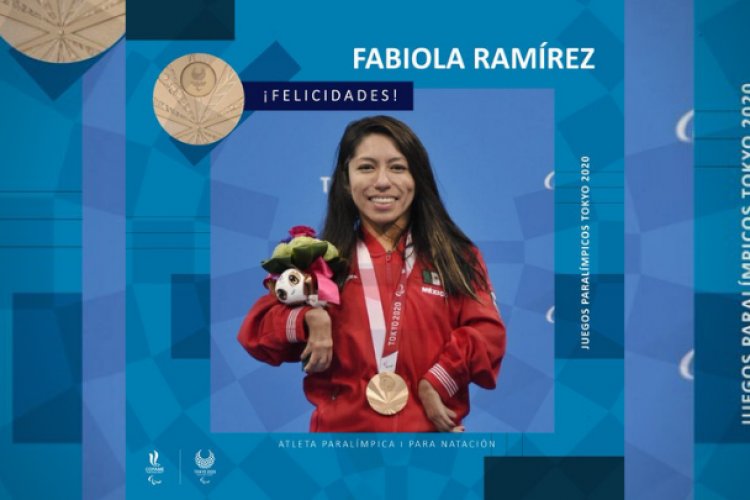 Fabiola Ramírez gana la primera medalla para México en los paralímpicos de Tokio 2020