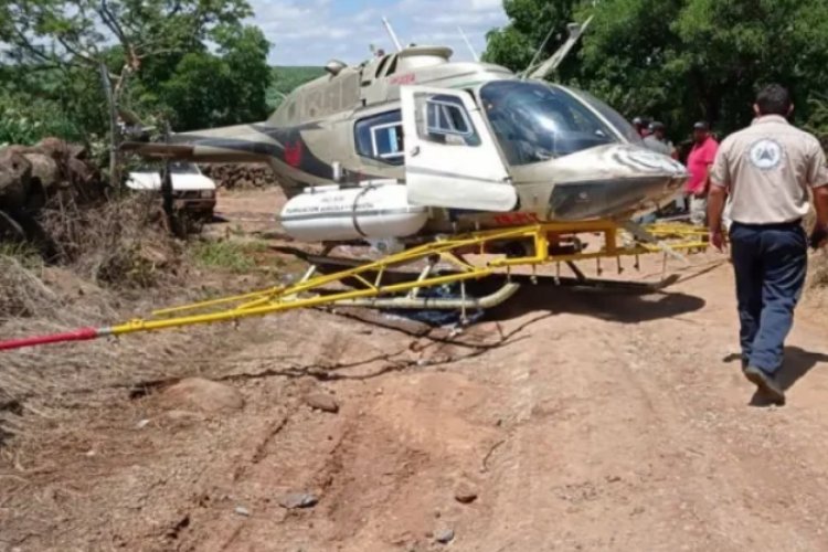 Aterriza de emergencia helicóptero en Jalisco; hay un herido