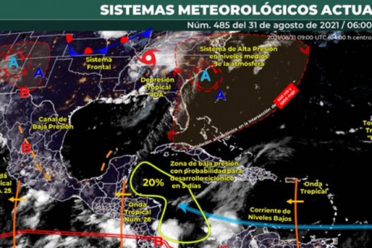 Continúan fuertes lluvias en gran parte del país