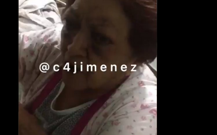 Abuelita de 83 años denuncia maltrato de su hijo, pero sujeto escapa