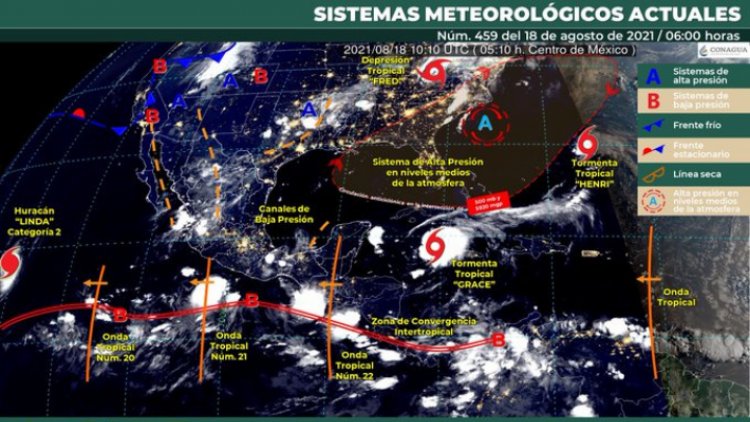 La tormenta Grace podría convertirse en huracán