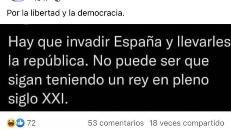 Legislador de Morena propone invadir España y hacer monarca a AMLO