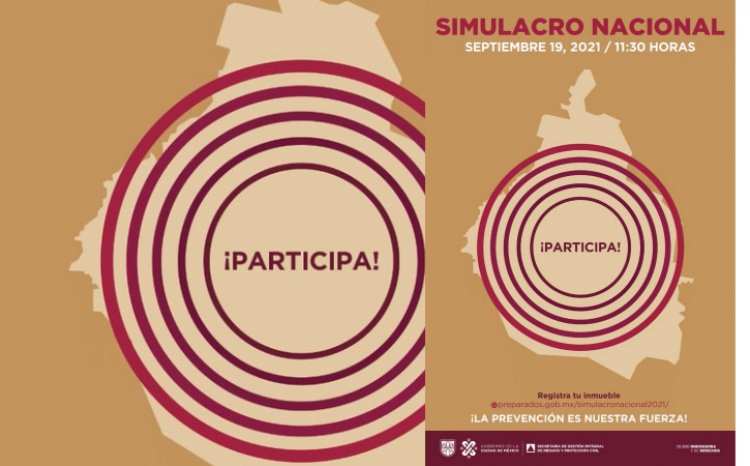 Anuncian segundo simulacro nacional para el 19 de septiembre