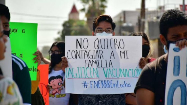 Estudiantes realizarán cadena humana en denuncia contra AMLO por regreso a clases