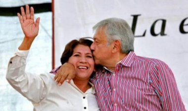 Atacan a Delfina Gómez porque la ven como candidata al Edomex, asegura AMLO