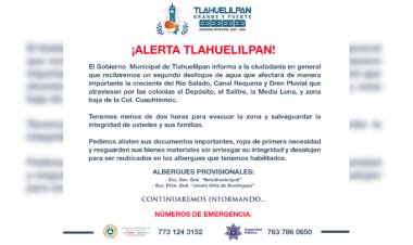 Desbordamiento de presa genera alerta en Tula e Ixmiquilpan