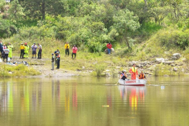 Buscan a hombre que desapareció en la presa de la Sierra de Guadalupe