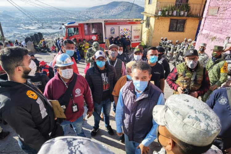 Advierten otro deslave en cerro del Chiquihuite