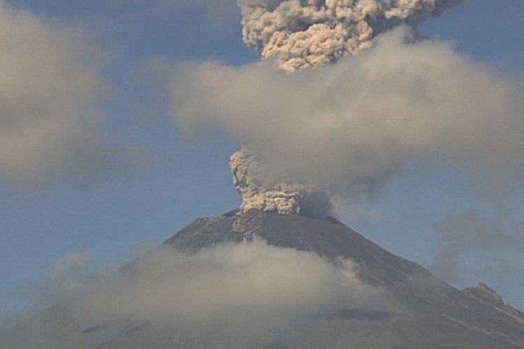 Prevén caída de ceniza del Popocatépetl en CDMX