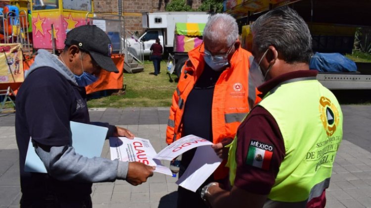 Joven casi sale volando de juego mecánico en Puebla