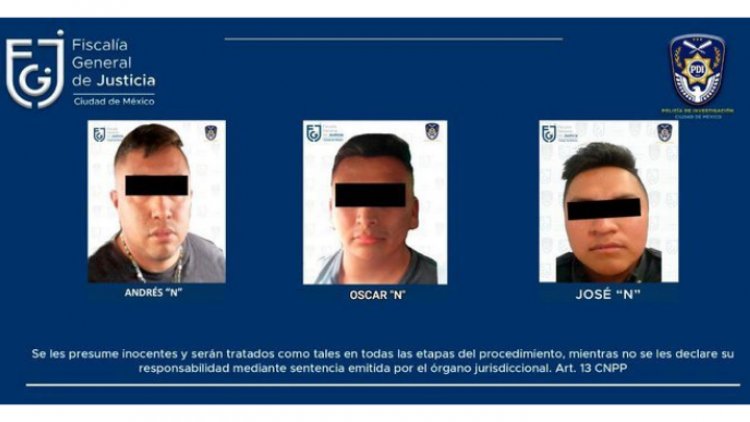 Caen tres policías capitalinos por homicidio