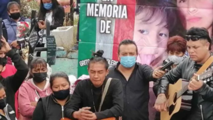 Sepultan a Paola y Dilan, en Tlalnepantla