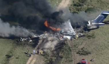 Avión estrella en Texas: Todos sobrevivieron