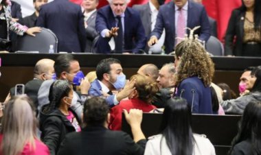 Se arma zafarrancho en Cámara de Diputados