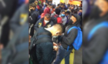 Paran servicio en línea 1 del metro por riña