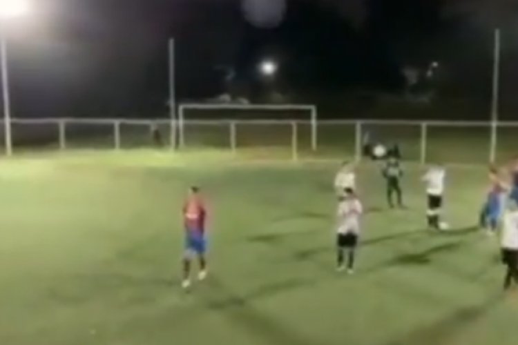 Caen tres por balacera en cancha de futbol