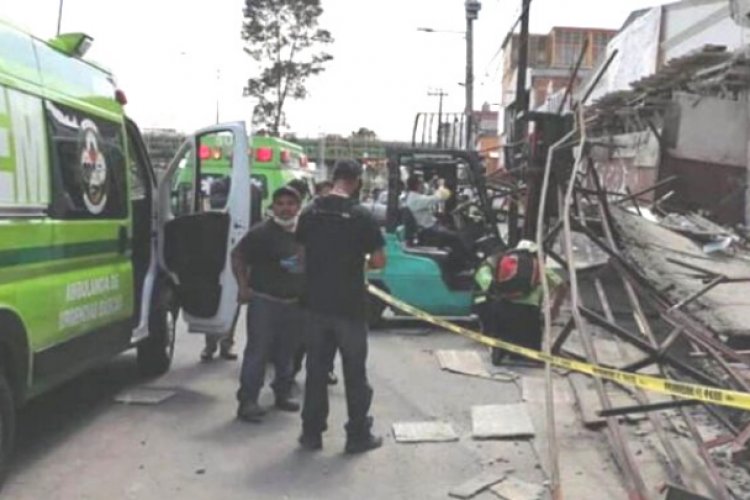 Derrumbe mata a hombre en Ecatepec