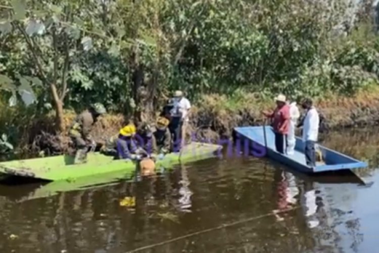 Hallan cadáver flotando en Canal de Xochimilco