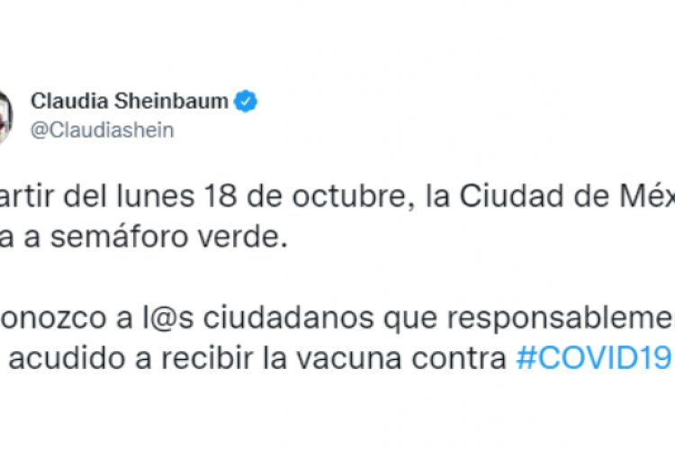 ¡Llego el día! CDMX y EDOMEX avanzan a semáforo verde