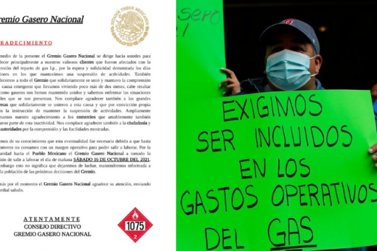 Se levanta paro de gaseros en el Valle de México