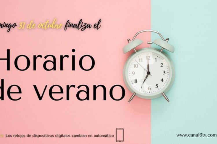 ¡Recuérdalo! Este domingo cambia el horario