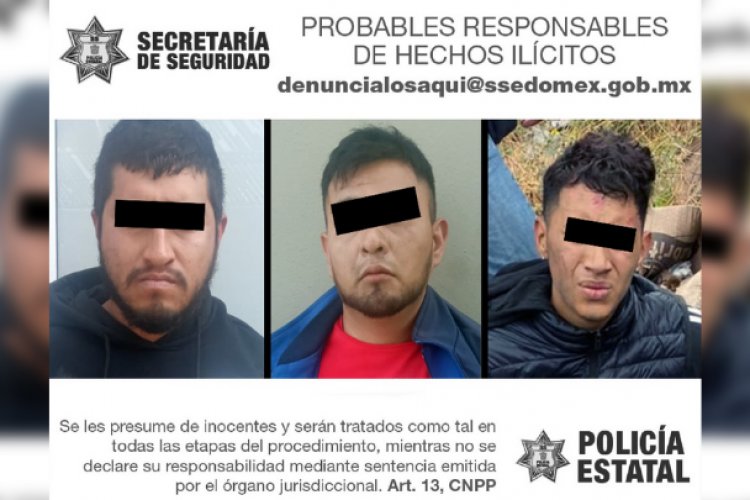 Caen tres sujetos por robo de autos en Ecatepec