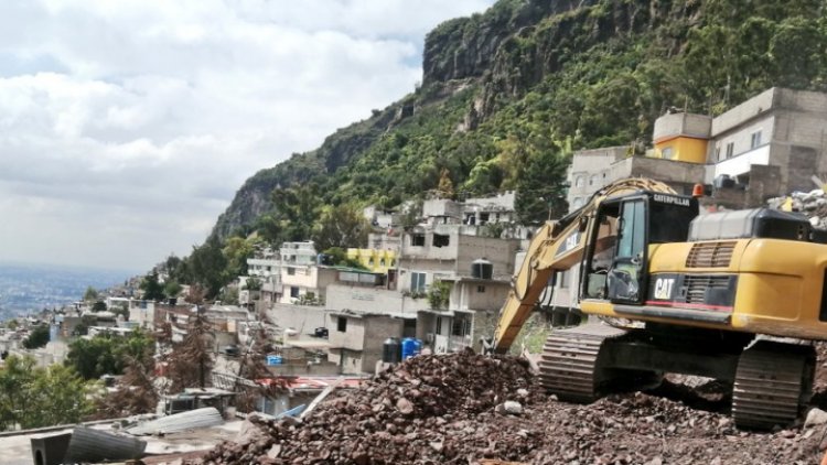 Concluye demolición de casas en el Chiquihuite