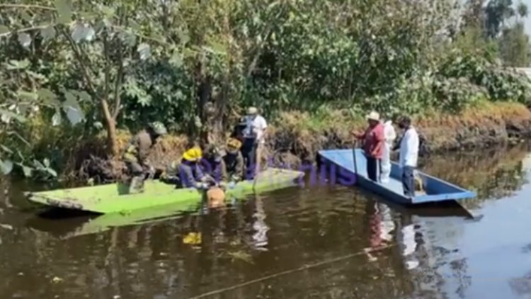 Hallan cadáver flotando en Canal de Xochimilco