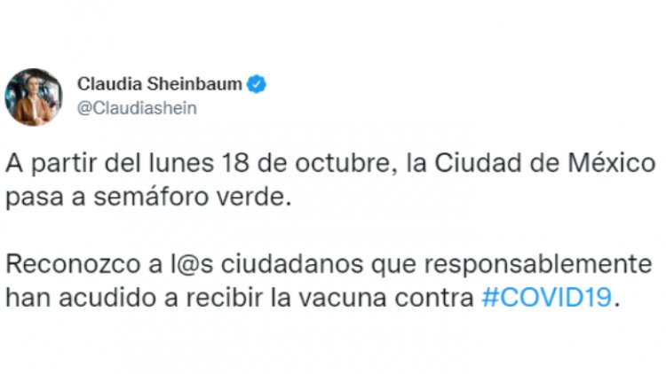 ¡Llego el día! CDMX y EDOMEX avanzan a semáforo verde