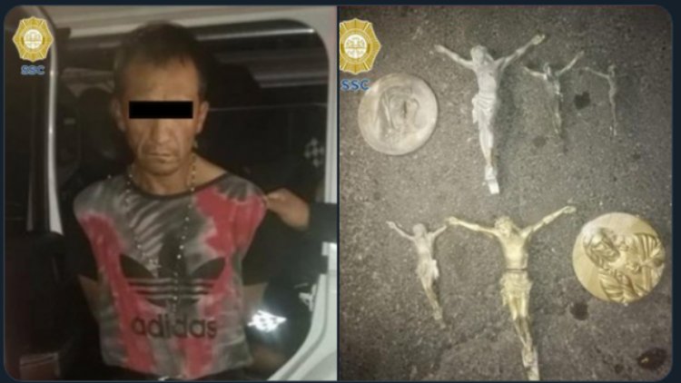 Se robaba los crucifijos de los panteones en CDMX