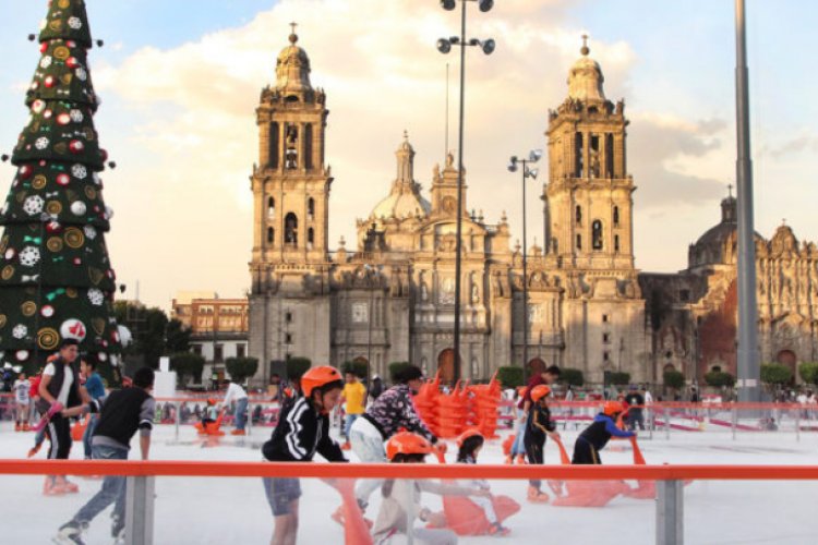 No habrá pista de hielo en el Zócalo: Sheinbaum