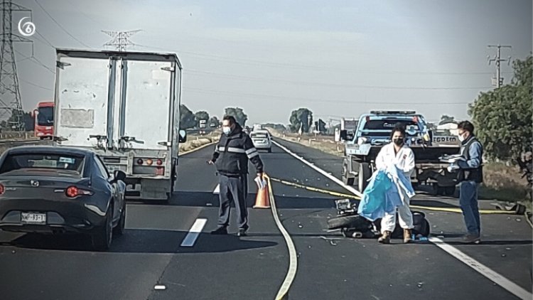 Muere motociclista en la México-Pirámides